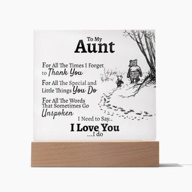 Custom Acrylic Square - Love You This Much